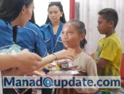 Berkontribusi Bagi Masyarakat, GEKRAFS DPW Sulut Salurkan Makanan Bergizi Gratis Bagi Ratusan Anak Paud