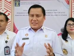 Kanwilkum Sulut Canangkan Zona Integritas dan MoU Kinerja 2025