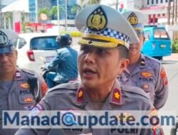 Ujicoba Kanalisasi Jalur Biru, Hari Pertama Sukses, Warga Apresiasi Kinerja Satlantas Polresta Manado