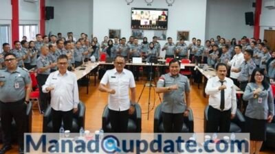 Kegiatan rekonsiliasi dan pemutakhiran data laporan keuangan dan Barang Milik Negara (BMN) Kementerian Hukum dan HAM Semester II Tahun 2024 Tingkat Satuan Kerja dan Tingkat Kantor Wilayah, pada Senin (20/1).