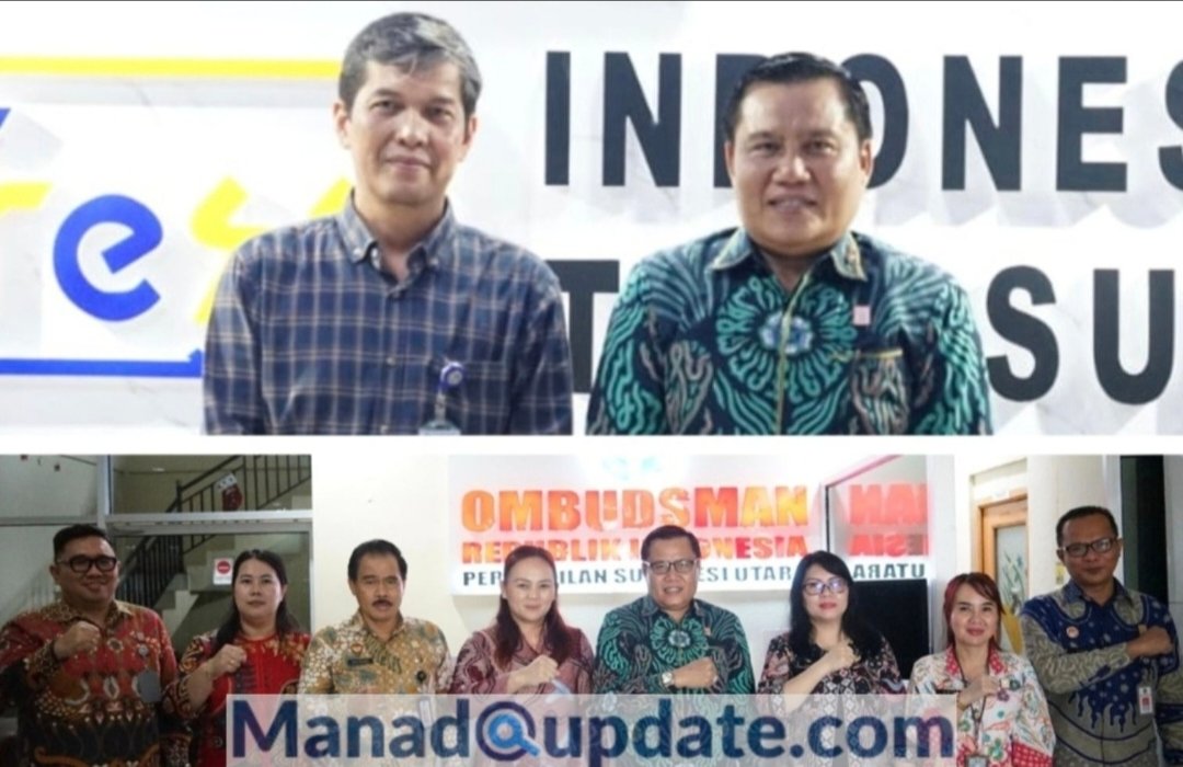 Kunjungan perdana Kakanwil Kemenkum Sulut Kurniaman Telaumbanua ke beberapa instansi vertikal untuk perkuat sinergitas, Kamis (16/01)