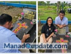 Yulius Komaling Gubernur Sulut Terpilih, Ziarah ke Makam Orang Tua di Cepu Jawa Tengah