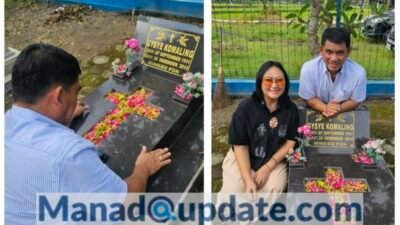 Yulius Komaling Gubernur Sulut Terpilih, Ziarah ke Makam Orang Tua di Cepu Jawa Tengah