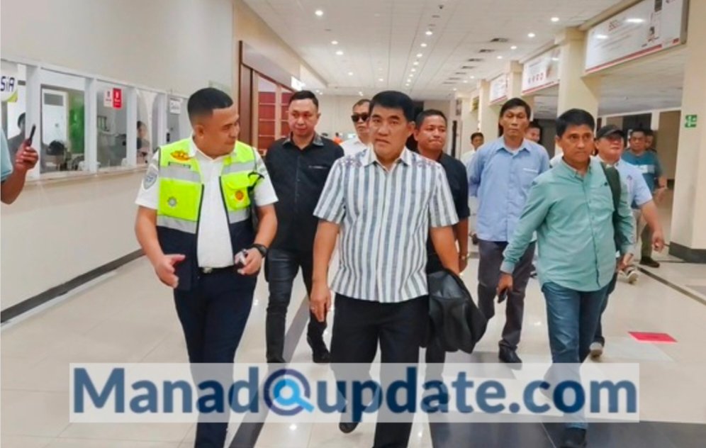 Gubernur Sulawesi Utara (Sulut) terpilih Yulius Selvanus Komaling (YSK) kembali bertolak ke Jakarta, pada Senin 3 Februari 2025.