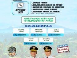 Peduli Rakyat, Gubernur Yulius Selvanus Konsisten Hadirkan Gerakan Pangan Murah Untuk Warga Sulut