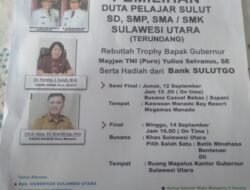 Pemprov Sulut Klarifikasi Terkait Pemilihan Duta Pelajar Sulut