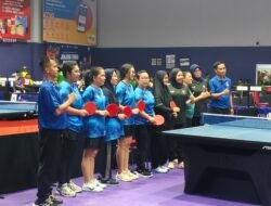 Kontingen Tenis Meja Sulut Tampil Maksimal di Pornas Korpri XVII, Sumbang 2 Kemenangan Awal