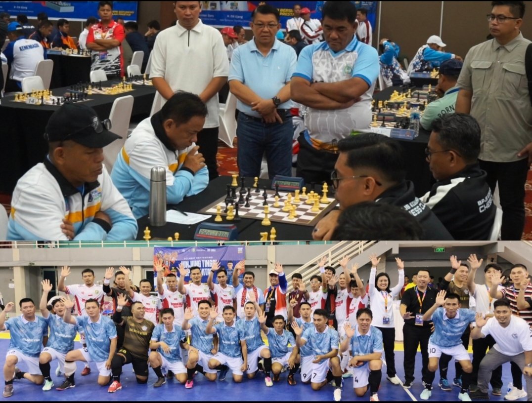 Kehadiran Gubernur Yulius Selvanus menambah daya juang atlet-atlet Sulut. Catur Sulut sapu bersih 4-0, di futsal Sulut gasak Bengkulu dengan skor 6-3, Senin 6 Oktober 2025.