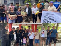 Gerak Cepat, DPD Gerindra Sulut Turun Langsung Bantu Korban Bencana Alam di Manado Tua Dua