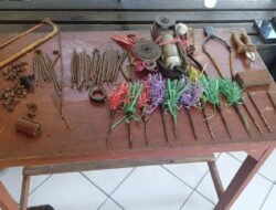 Respons Cepat Polisi, Polsek Mapanget Bongkar Pembuatan Panah Wayer di Kairagi Satu