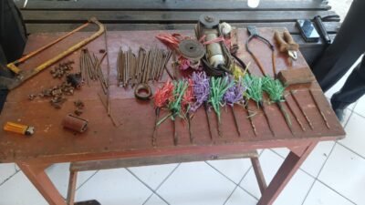 Respons Cepat Polisi, Polsek Mapanget Bongkar Pembuatan Panah Wayer di Kairagi Satu