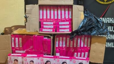 Polsek Kawasan Pelabuhan Polresta Manado Berhasil Ungkap Peredaran Kosmetik Ilegal