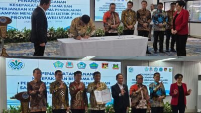 Pemprov Sulut Siap Tranformasi Pengelolaan Sampah Berbasis Teknologi dan Bangun PSEL, Gubernur Yulius Teken MOU dengan KLH/BPLH