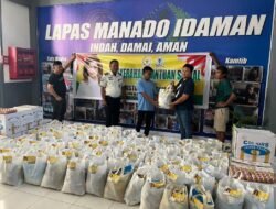CEP Tunjukkan Kepedulian, 1.192 Paket Sembako Disalurkan ke Warga Binaan di Sulut
