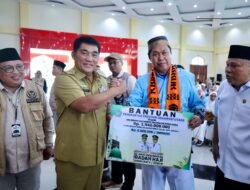 Gubernur Yulius Lepas Jemaah Haji Sulut 2026, Bantuan Rp5 Juta Diserahkan dan Pesan Persatuan Ditekankan