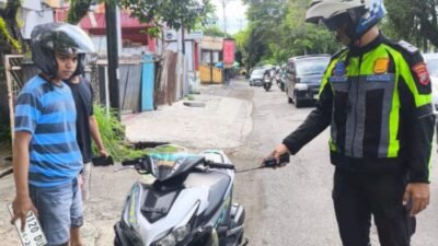 Polresta Manado Intensifkan Penertiban Pelanggar Lalu Lintas, Knalpot Brong dan Kendaraan Tanpa TNKB Jadi Sasaran