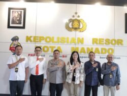 Kapolresta Manado Terima Audiensi Kepala KPP Pratama Manado, Perkuat Sinergitas Antarinstansi