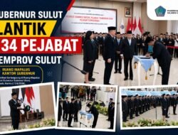 134 Pejabat Dilantik, Gubernur Yulius Tekankan Kinerja dan Loyalitas
