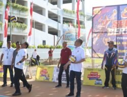 Hari Bhayangkara ke-80, Kapolresta Manado Resmi Buka Turnamen Bola Voli Antar Kecamatan se-Kota Manado