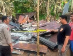 Kronologi Polsek Malalayang Amankan TKP Kebakaran Pondok di Area Perkebunan, Kerugian Ditaksir Rp25 Juta