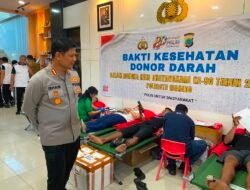Menyambut Hari Bhayangkara ke-80 Polresta Manado Gelar Bakti Kesehatan Donor Darah, Wujud Nyata Kepedulian Polri Kepada Masyarakat