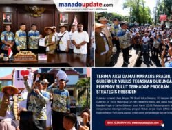Terima Aksi Damai Mapalus Pragib, Gubernur Yulius Tegaskan Komitmen Pemprov Sulut Dukung Program Strategis Nasional