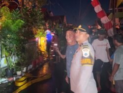 Polsek Tuminting amankan TKP kebakaran maut di Maasing, satu korban meninggal dunia