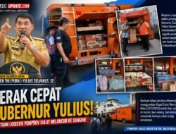 Gubernur Yulius Gerak Cepat, Bantuan Logistik Pemprov Sulut Meluncur ke Sangihe untuk Korban Banjir dan Longsor
