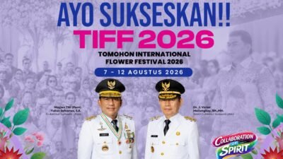 Yulius Selvanus Ajak Wisatawan Nusantara dan Mancanegara Ramaikan TIFF 2026, Tomohon Siap Sambut Dunia