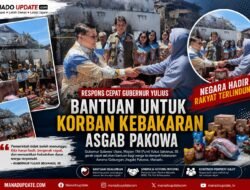 Gubernur Yulius Gerak Cepat! Bantuan Korban Kebakaran Asgab Pakowa Langsung Disalurkan, Tegaskan Negara Selalu Hadir untuk Rakyat