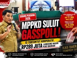 12 Tertuntut Dihadapkan ke MPPKD Sulut, Rp289 Juta Langsung Masuk Kas Daerah