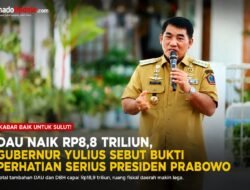 DAU Sulut Naik Rp8,8 Triliun! Gubernur Yulius: Ini Bukti Perhatian Serius Presiden Prabowo