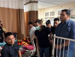 Ketua TIDAR Sulut Turun Langsung Besuk Korban Drag Race Upai di RSUP Kandou