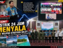 Listrik 24 Jam Resmi Menyala di Tiga Wilayah, Gubernur Yulius: Tak Ada Pulau yang Terabaikan