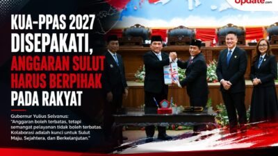 KUA-PPAS 2027 Disepakati, Yulius Selvanus Tekankan Anggaran Sulut Harus Berpihak pada Rakyat
