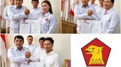 Yulius Selvanus Serahkan Tiga SK DPC Gerindra, Tekankan Konsolidasi dan Satu Komando